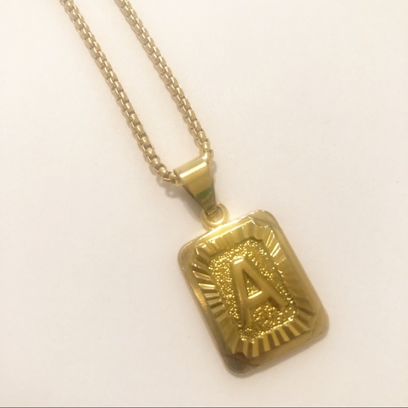 Jewelry - Initial Necklace “A”